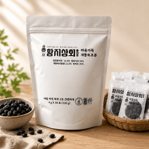 황지상회 마음가득 개똥쑥초콩(120g) / Hwangji Sanghoe's Heart-Filled Mugwort Fermented Soy Bean(120g)